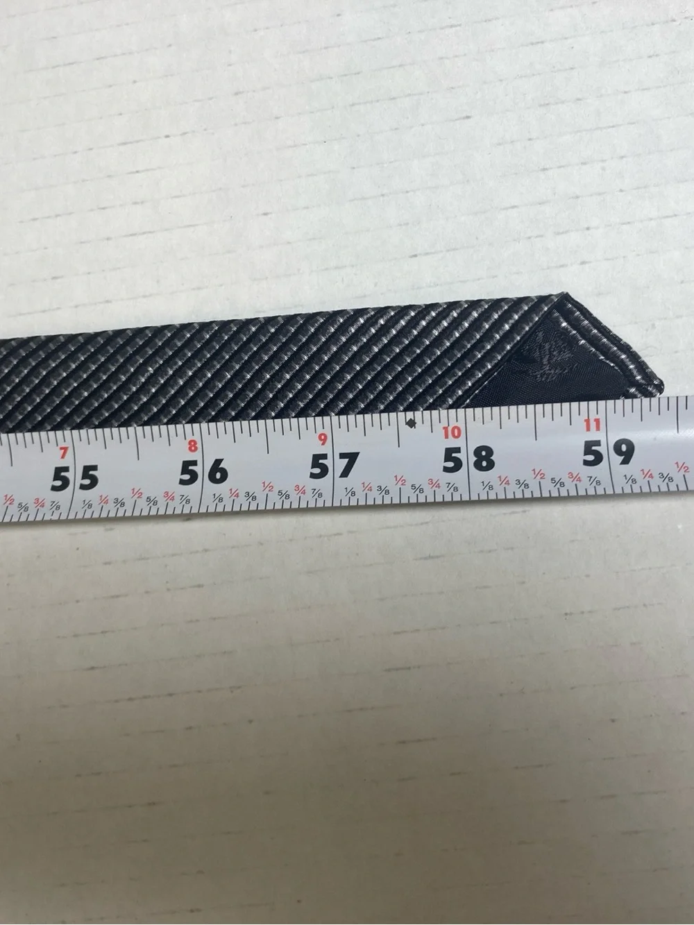 Brooks Brothers 346 Tie Black and Silver Micro-Check Silk Made in USA